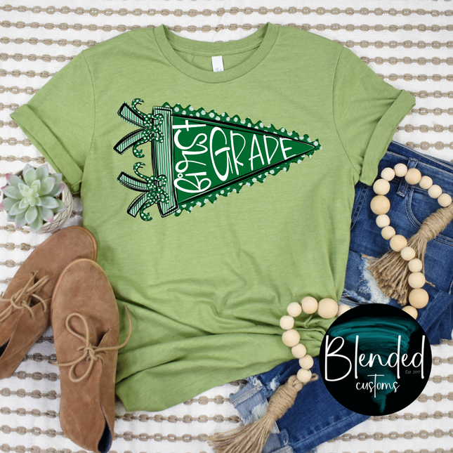 Grade Level Pennants DTF Transfer