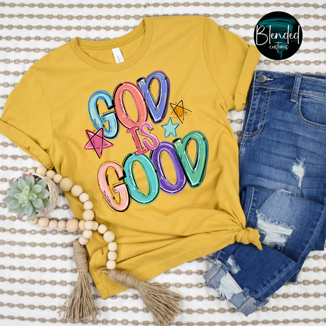 God Is Good DTF Transfer