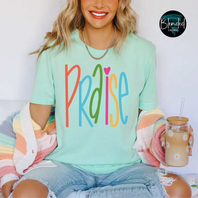 Praise Fun Serif DTF Transfer