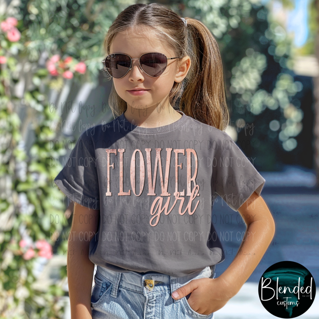 Flower Girl Wedding DTF Transfer