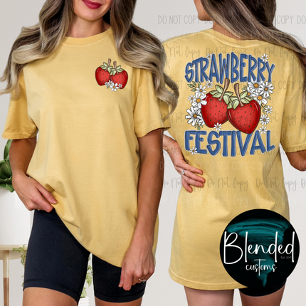 Summer Festival Front Back DTF Transfer