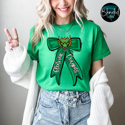 Spaced Out Sporty Long Bow Custom DTF Transfer