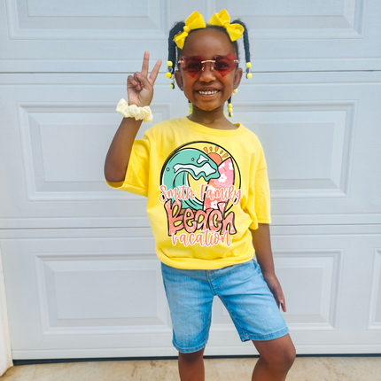 Custom Family Beach Vacation DTF Transfer