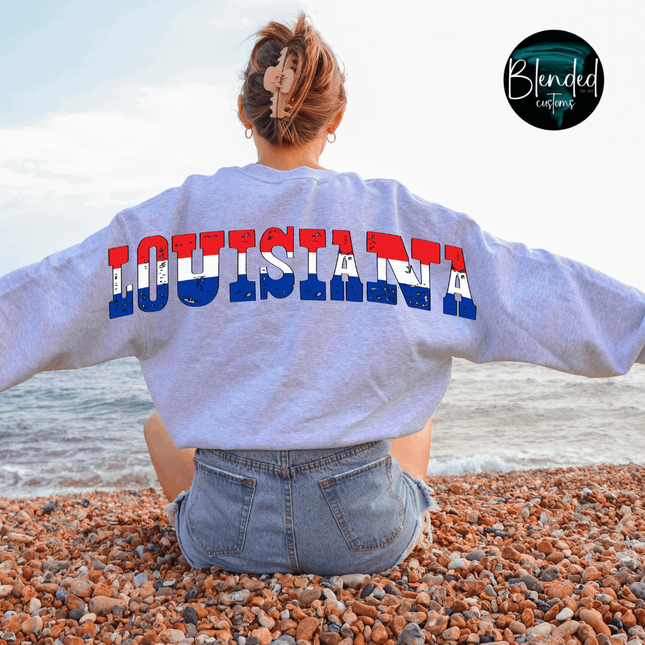 Grunge RWB Shoulder State DTF Transfer