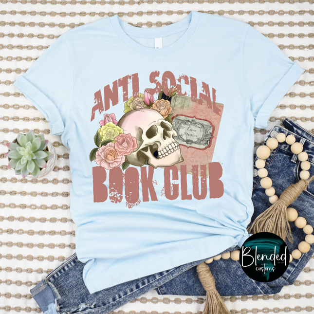 Anti Social Book Club DTF Transfer