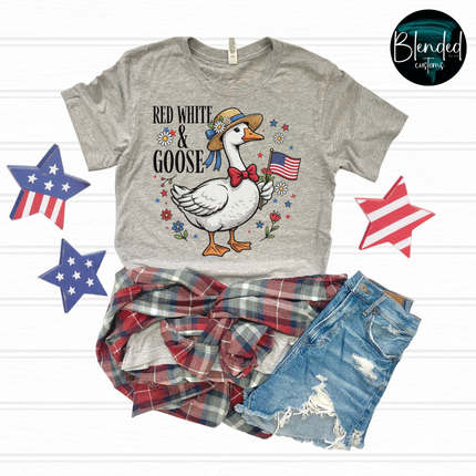 Red White & Goose DTF Transfer