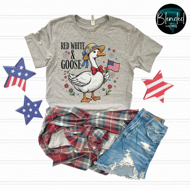 Red White & Goose DTF Transfer