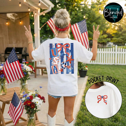 USA Stripes DTF Transfer
