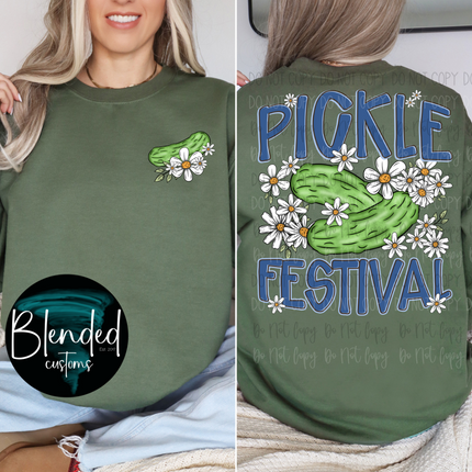 Summer Festival Front Back DTF Transfer