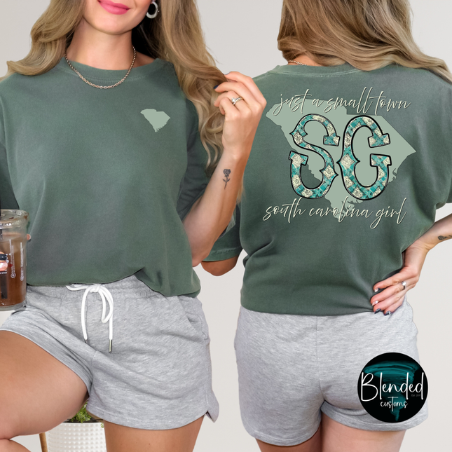 Just A Small Town Girl State DTF Transfer