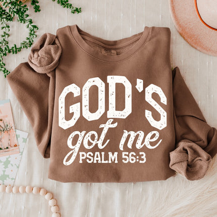 God's Got Me Sporty Arch DTF Transfer