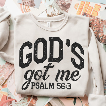 God's Got Me Sporty Arch DTF Transfer