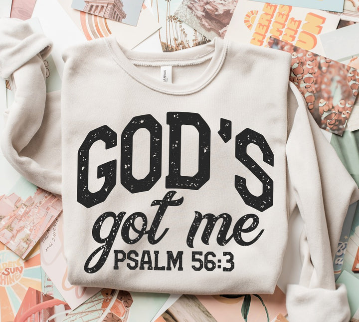 God's Got Me Sporty Arch DTF Transfer