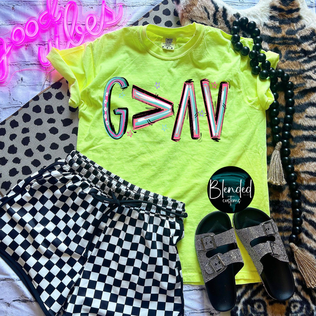 Greater Than DTF Transfer