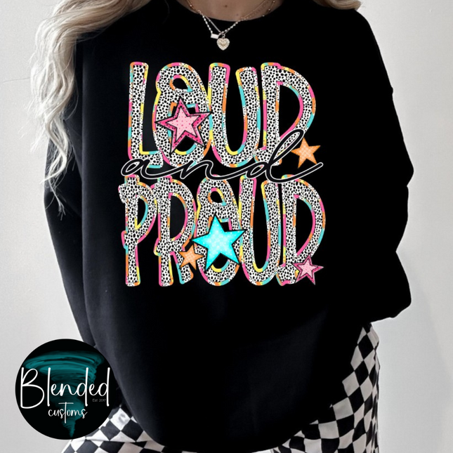 Dottie Bright Words Loud and Proud DTF Transfer