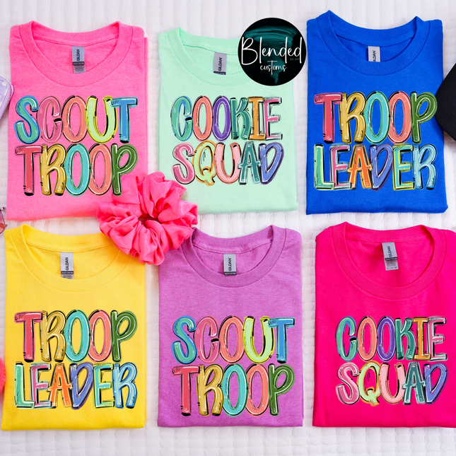 Scout Troop Leader DTF Transfer