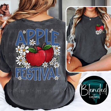 Summer Festival Front Back DTF Transfer