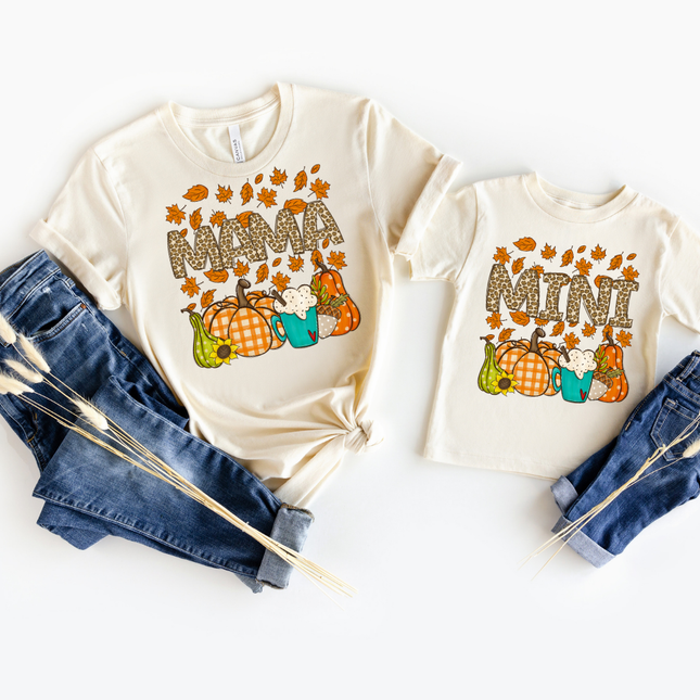 Mama/Mini Leaves DTF Transfers