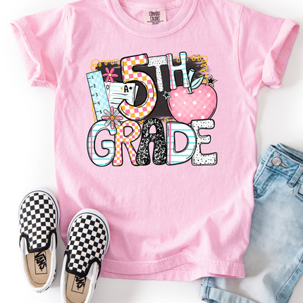 Back To School Apple DTF Transfer