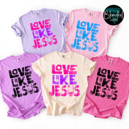 Graffiti Love Like Jesus DTF Transfer
