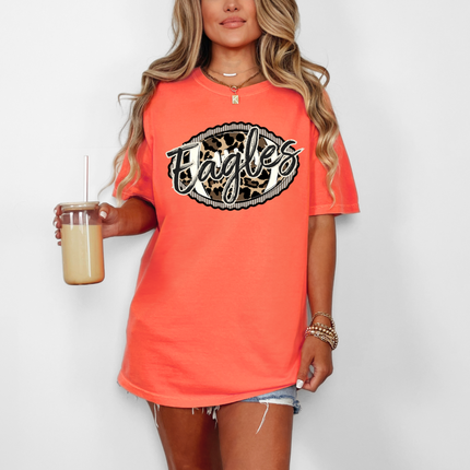 Camo Mascot Football/Megaphone DTF Transfer