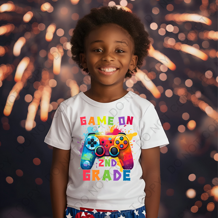 Game on 2nd Grade Direct to Film Transfer