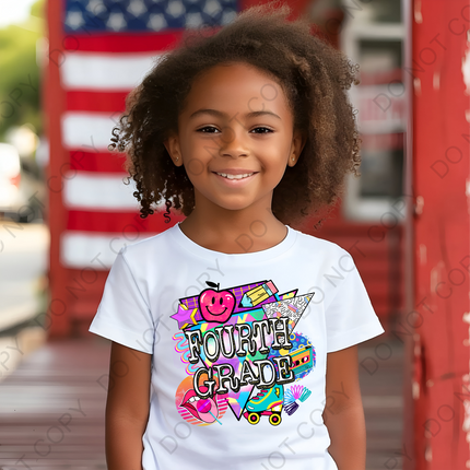 4th Grade 90's Themed Back to School Direct to Film Transfer