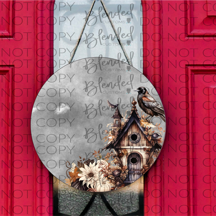 Bird House Round PNG Download