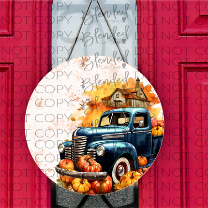 Old Truck Round PNG Download