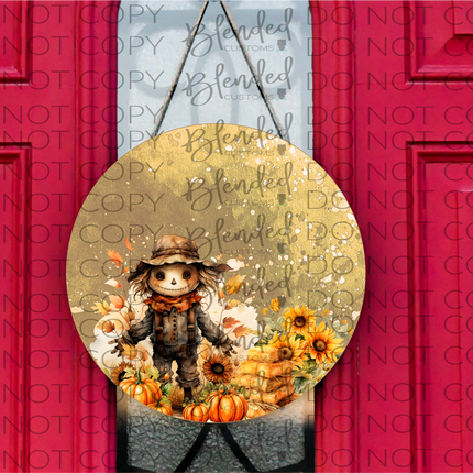 Scarecrow Round PNG Download