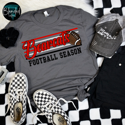 Football Season Stripes DTF Transfer