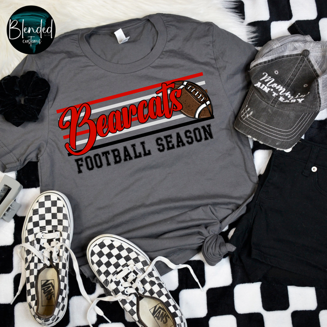 Football Season Stripes DTF Transfer
