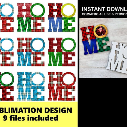 SugarPie Studios Home Ornament Blank - Set of 10