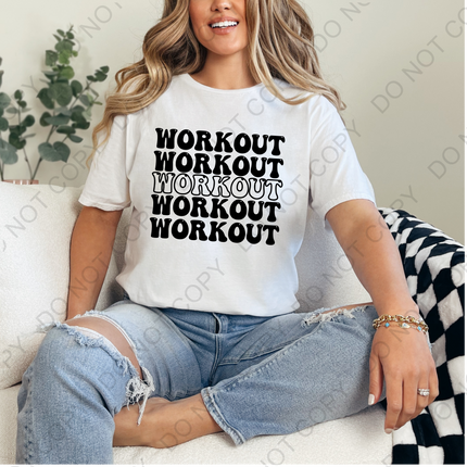 Workout DTF Transfer