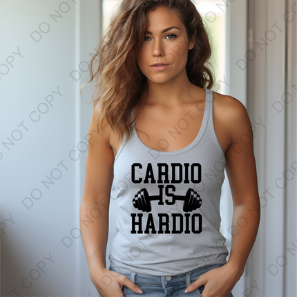 Cardio Is Hardio DTF Transfer