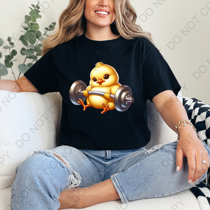 Barbell Chick DTF Transfer