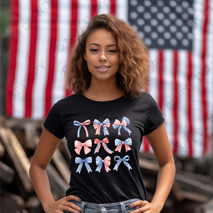 Coquette Bow Direct to Film Transfer