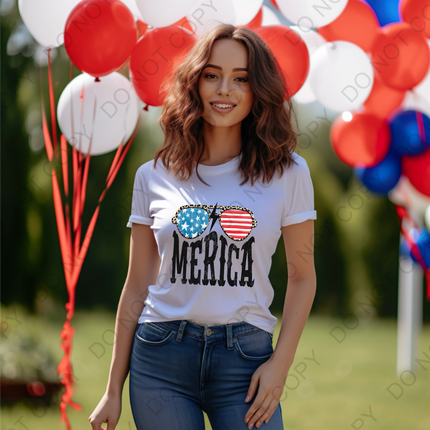 Merica' Direct to Film Transfer