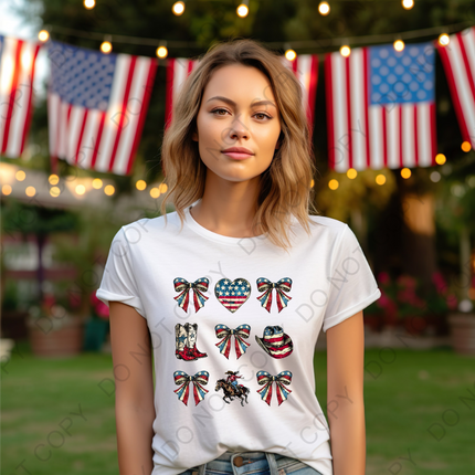 Coquette Bow Direct to Film Transfer