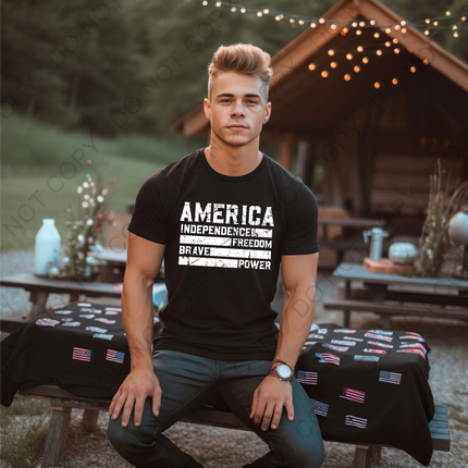 America White Direct to Film Transfer