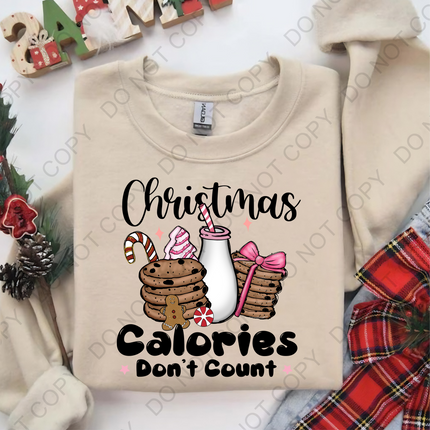 Christmas Calories Don't Count Direct to Film Transfer