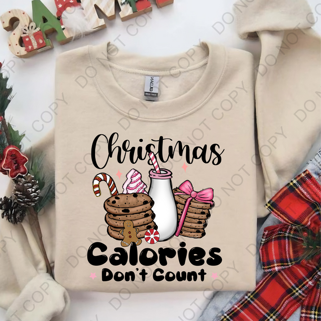 Christmas Calories Don't Count Direct to Film Transfer