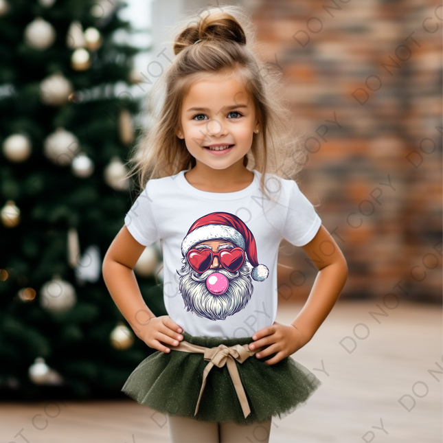 Retro Santa Direct to Film Transfer