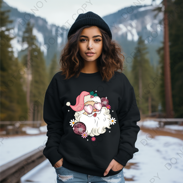 Disco Santa Direct to Film Transfer