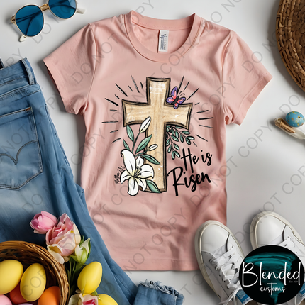 He Is Risen DTF Transfer