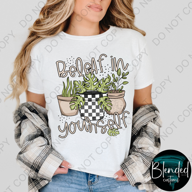 Beleaf In Yourself DTF Transfer
