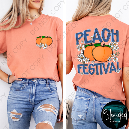 Peach Festival DTF Transfer