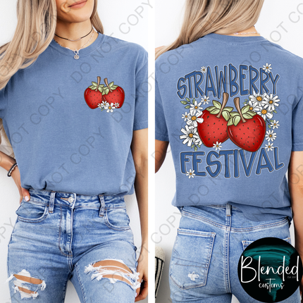 Strawberry Festival DTF Transfer