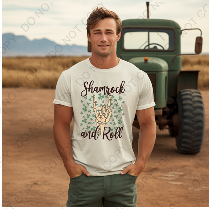 Shamrock & Roll DTF Transfer