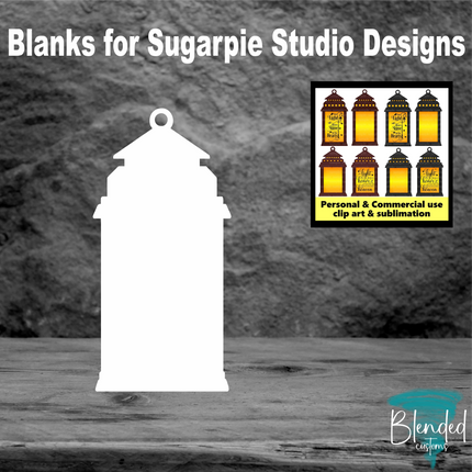 SugarPie Studios Long Lantern Blank - Set of 10